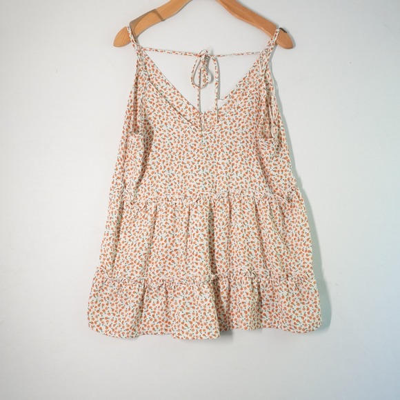 Sienna Sky Dresses & Skirts - Sienna‎ Sky Floral Print Babydoll Tank Tie Strap Sleeveless Casual Summer S Y2K